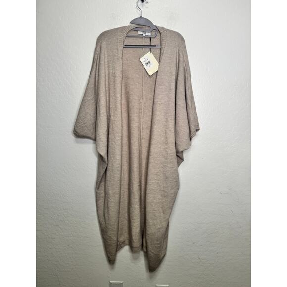 Love Bonito Womens Cacoon Sweater Duster 3/4 Sleeve Free Size Oat NEW lagenlook - Picture 1 of 6